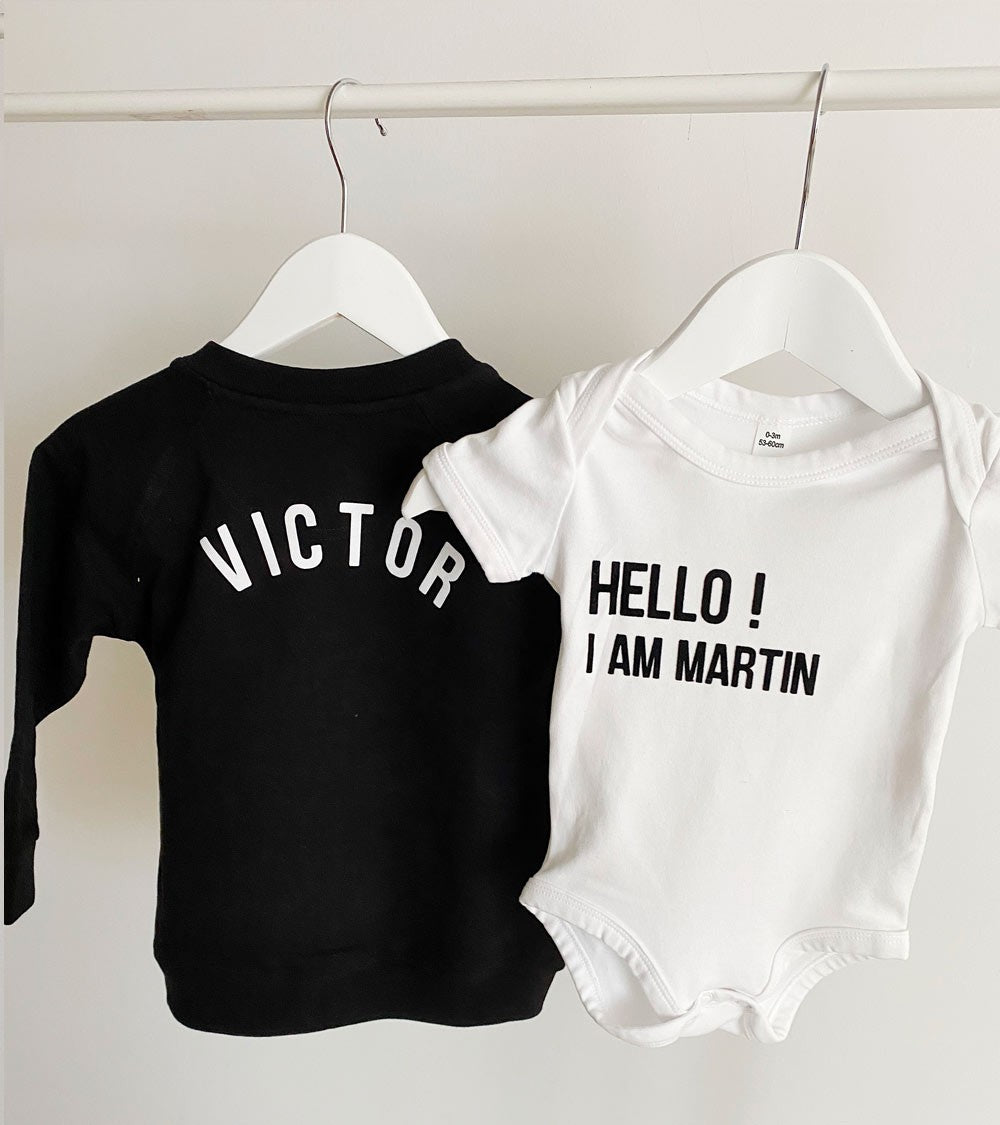 Hello I am - Body ou tee-shirts