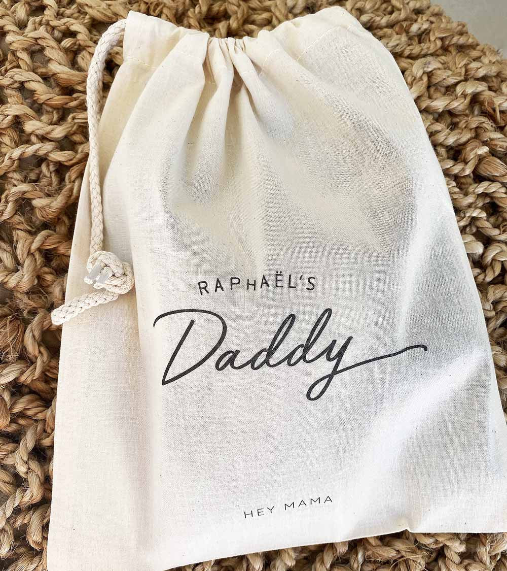 Pochon Personnalisé pour Papas – Le Cadeau Pratique et Chic