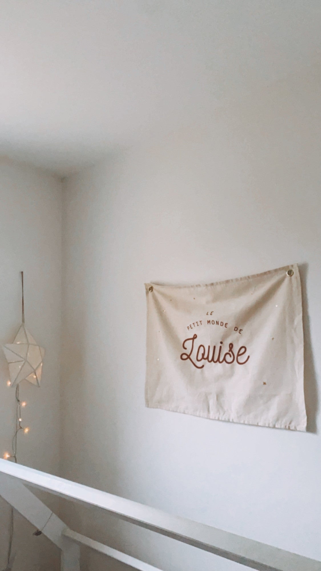 Bannière personnalisée chambre enfant