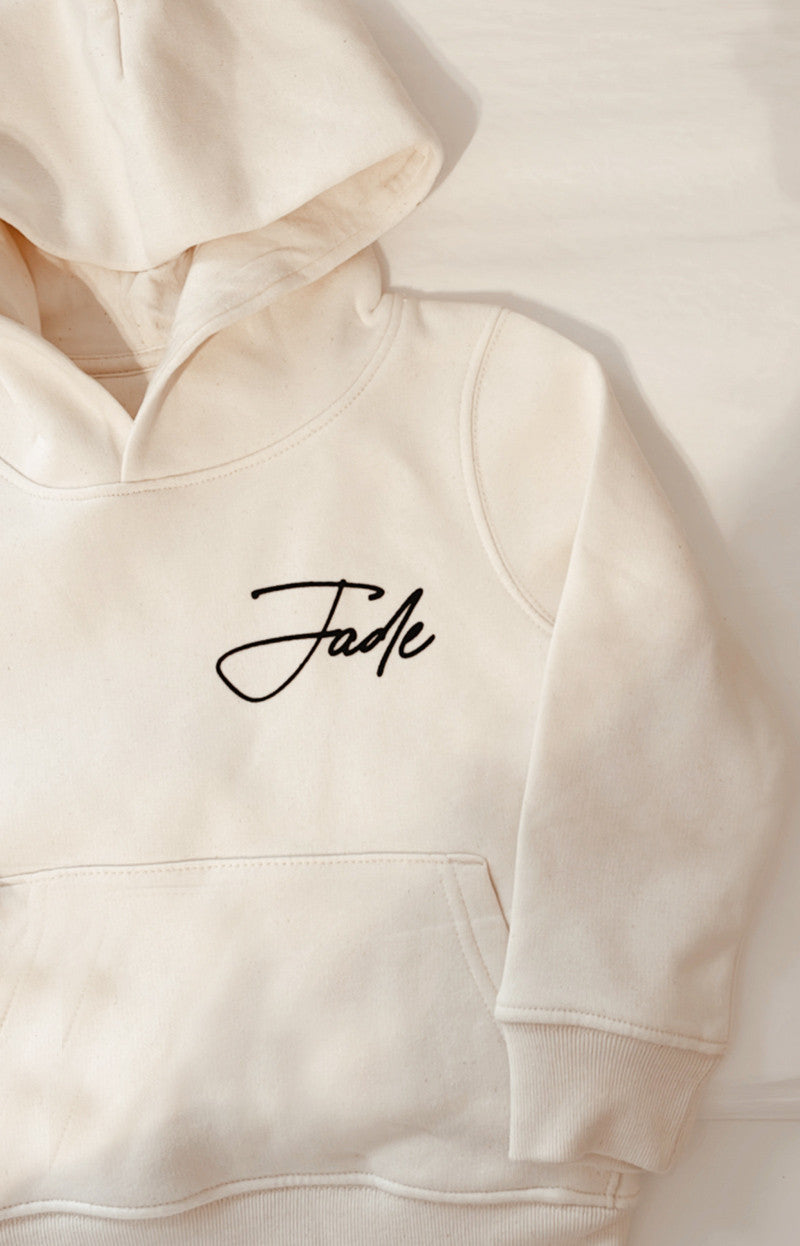 Sweat enfant à capuche personnalisé cœur