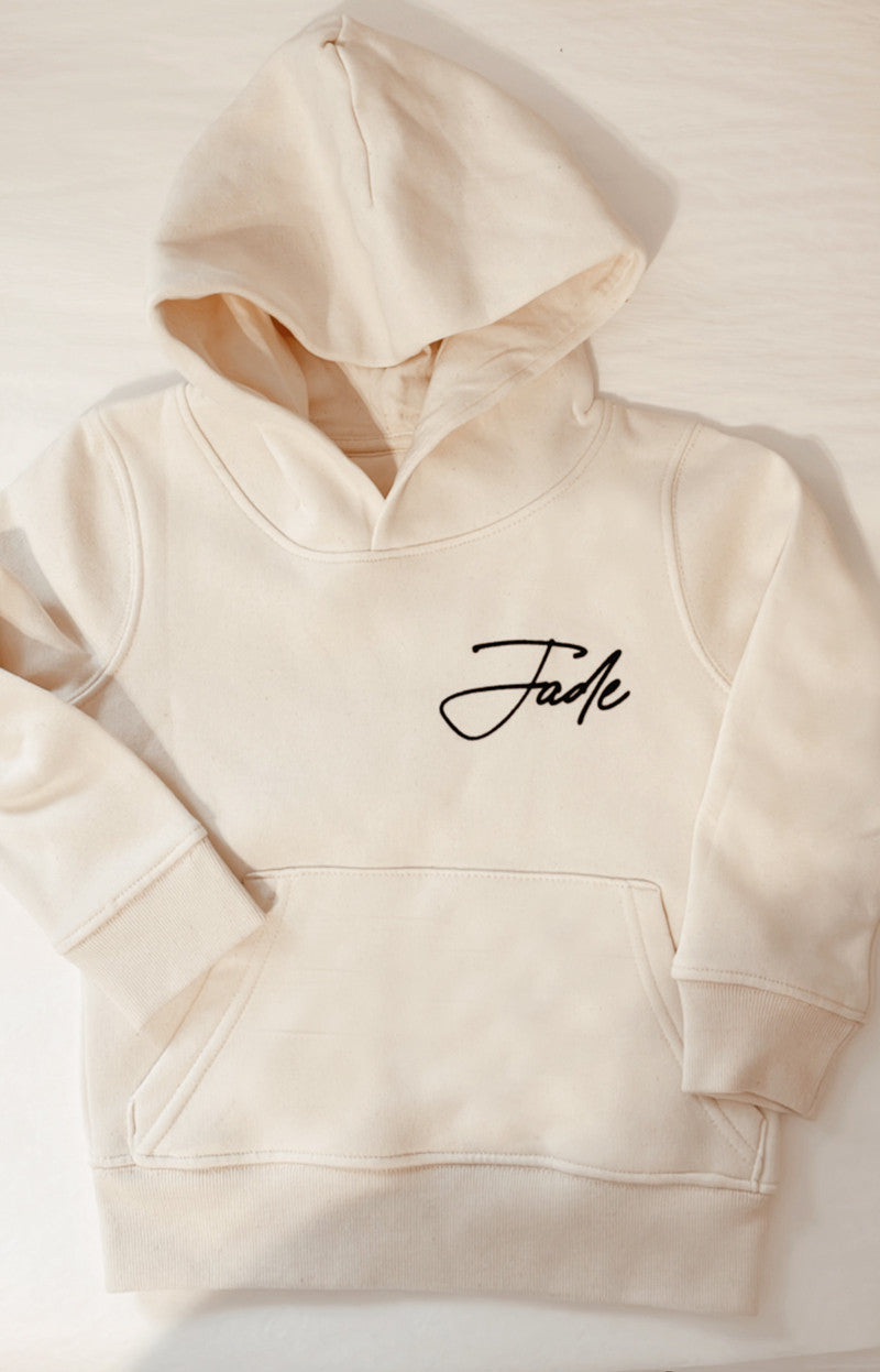 Sweat enfant à capuche personnalisé cœur