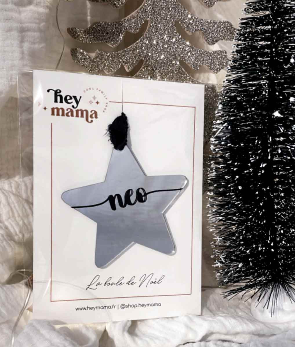 Etoile de Noël personnalisable
