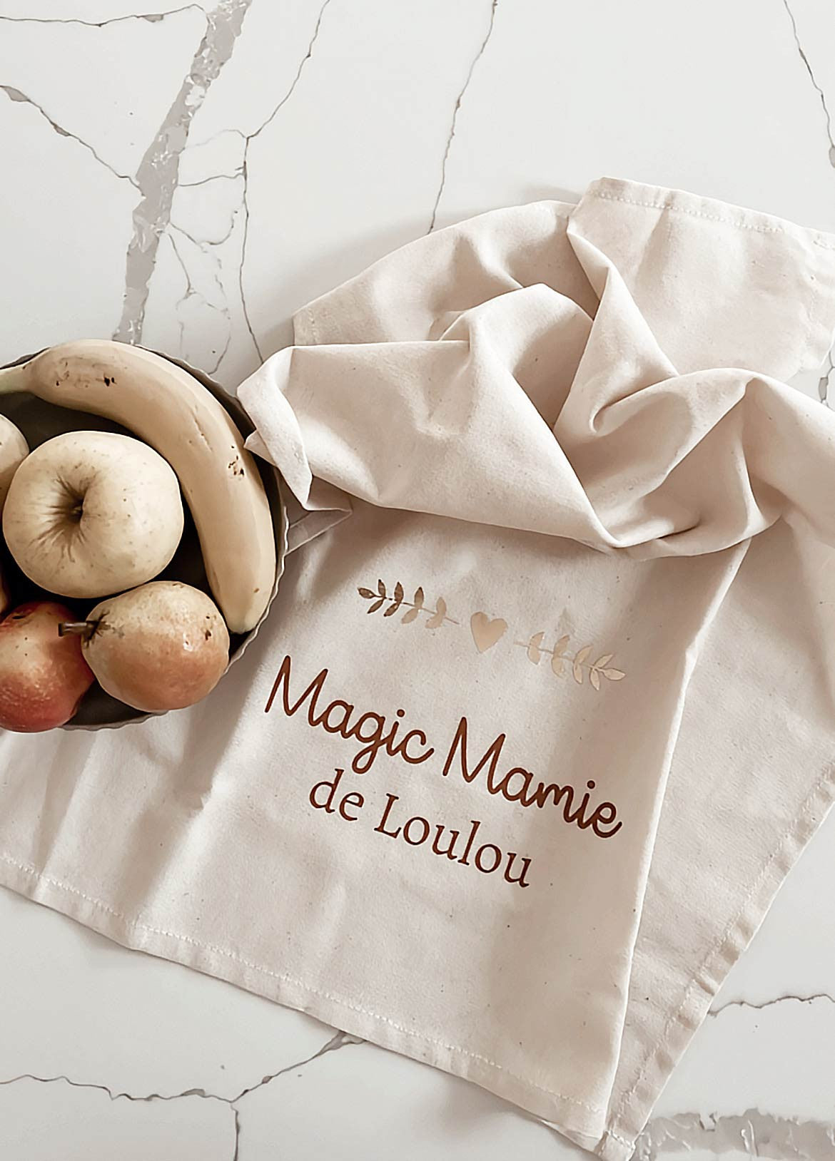 Torchon personnalisé pour mamie