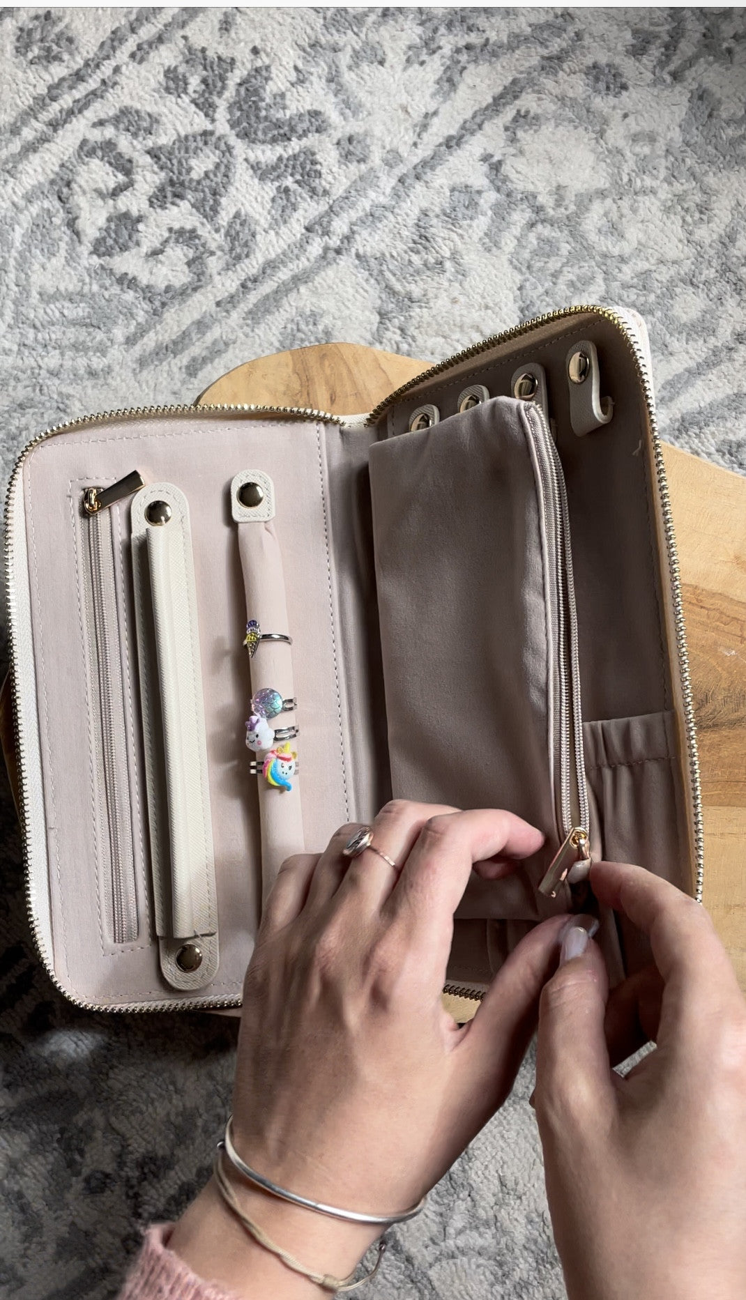 Pochette pour bijoux personnalisée