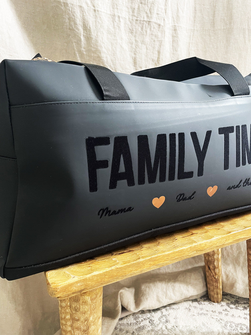 Sac familial personnalisé FAMILY TIME SOFT – Le sac de famille stylé pour tous vos moments précieux