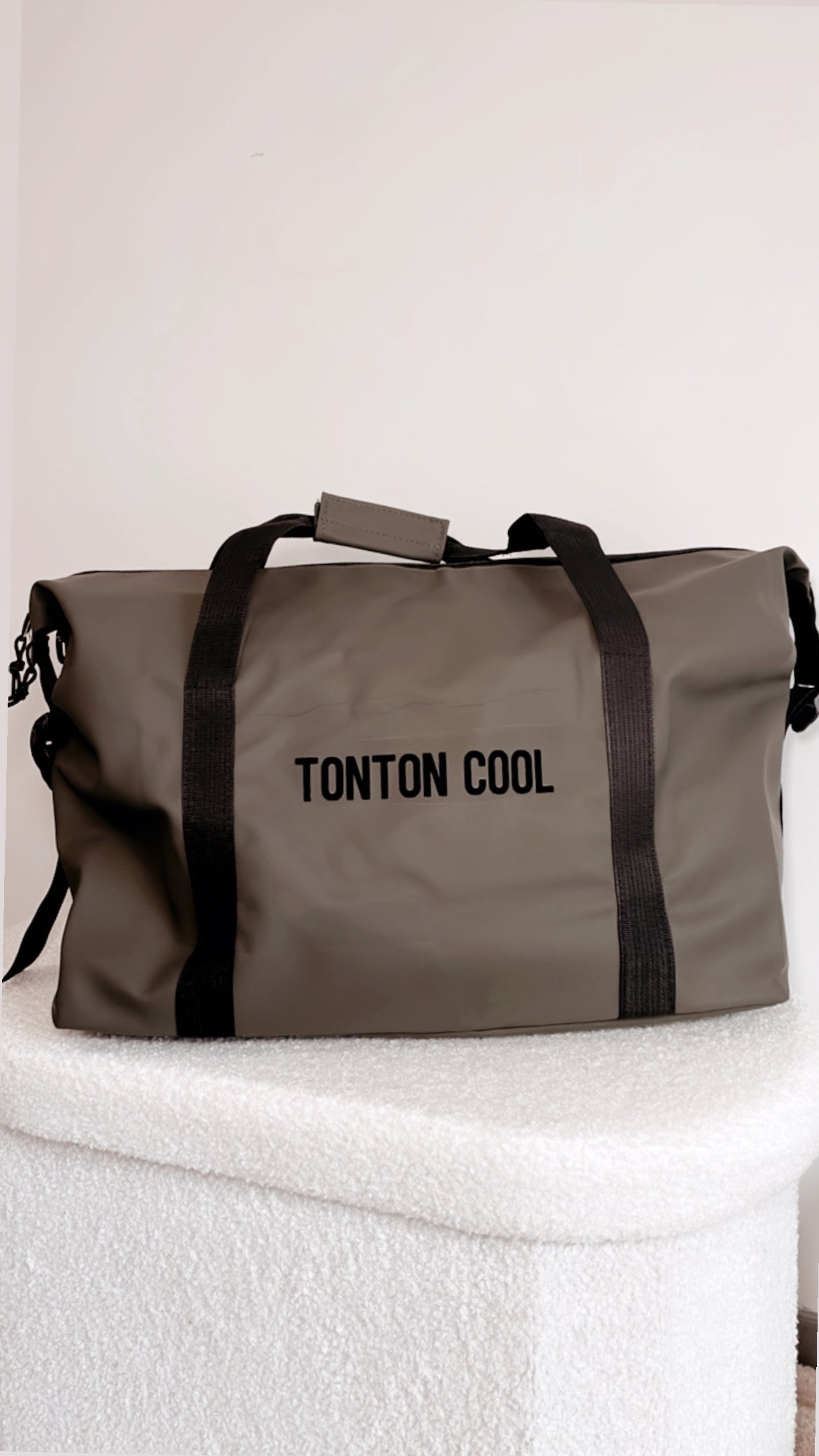 Sac de Weekend kaki pour Papa personnalisé - Grande Capacité