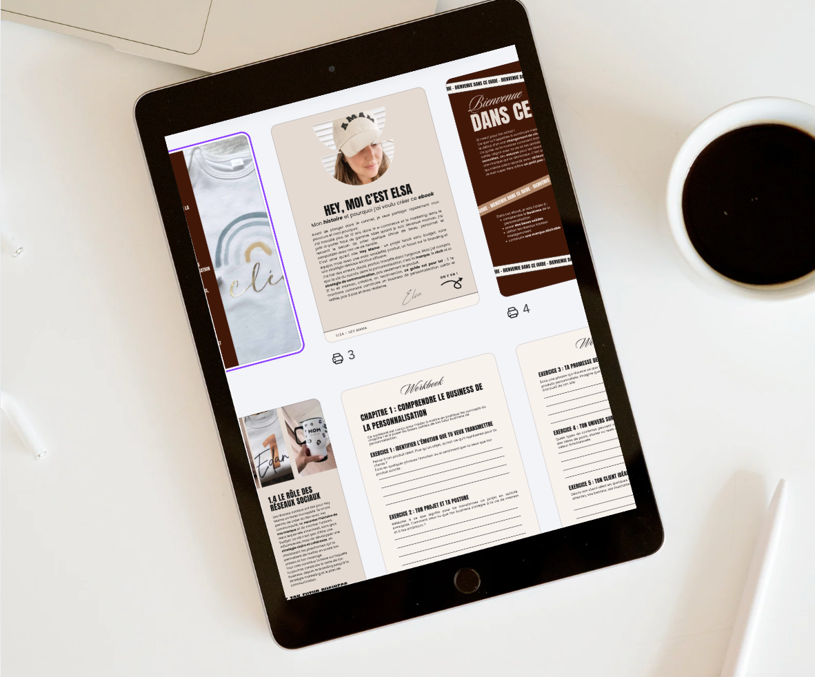 Lancer ton business de personnalisation – Le guide complet pour créer, produire et vendre tes produits uniques