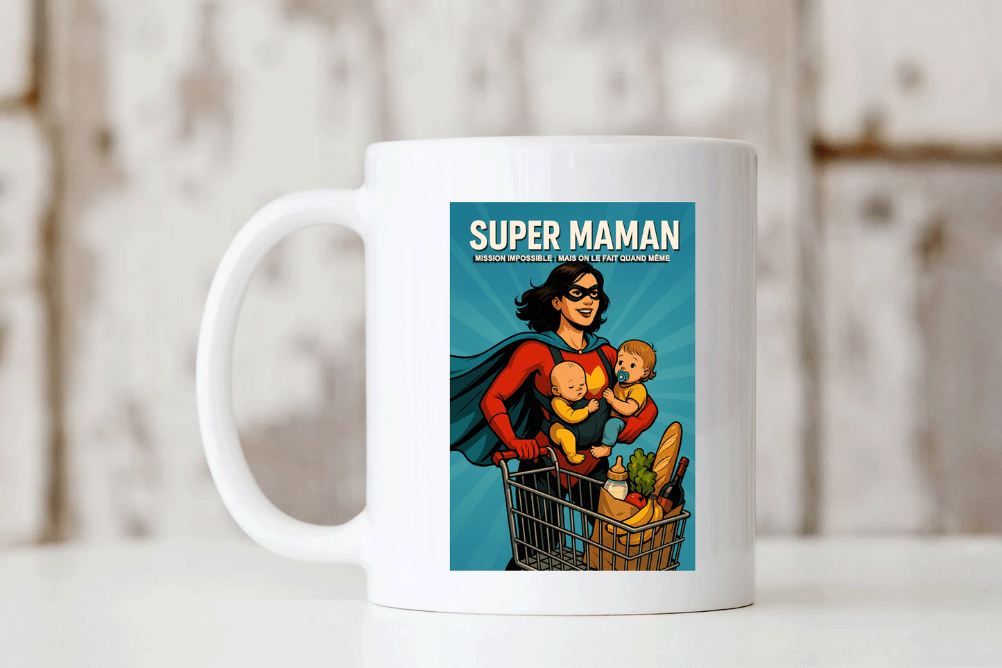 Mug Super Maman â Mission Impossible : Mais On Le Fait Quand MĂȘme âđȘ