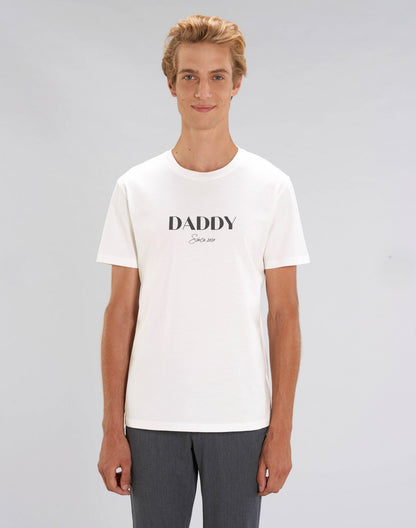 Teeshirt pour papa personnalisé Daddy Since - T-Shirt en Coton bio