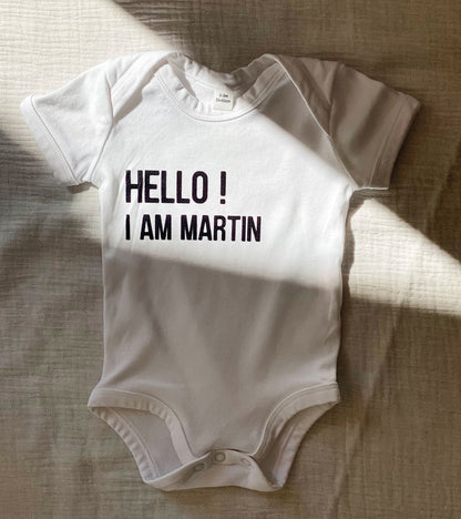 Hello I am - Body ou tee-shirts