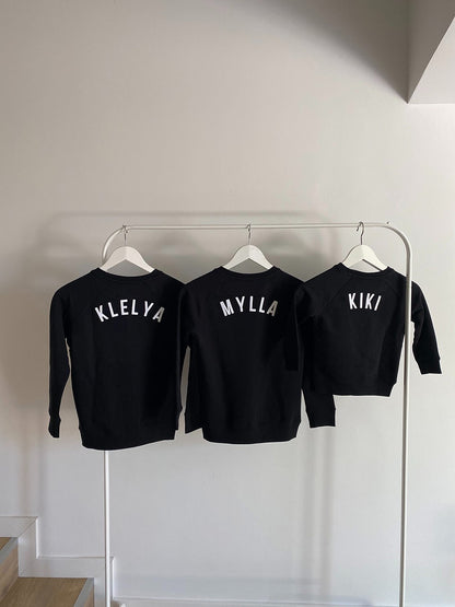Sweat enfant personnalisable unisexe fratrie