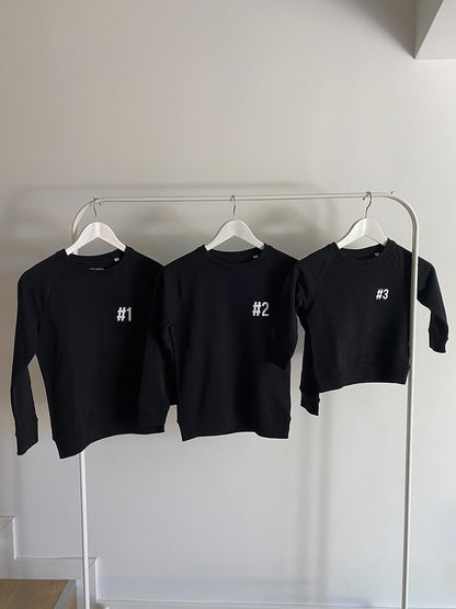 Sweat enfant personnalisable unisexe fratrie