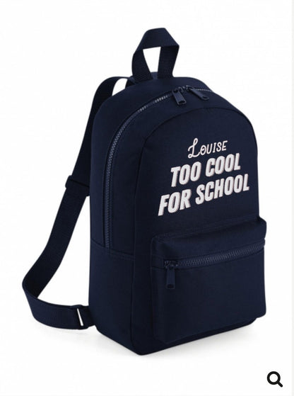Sac à dos personnalisé enfant Too cool for School