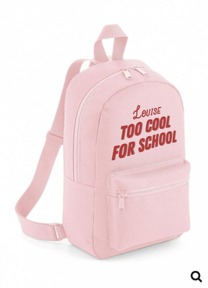 Sac à dos personnalisé enfant Too cool for School