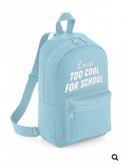 Sac à dos personnalisé enfant Too cool for School