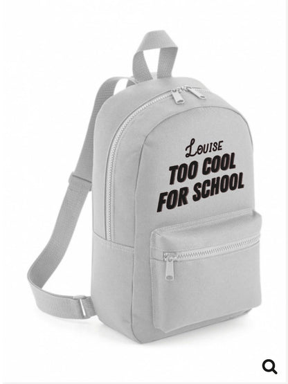 Sac à dos personnalisé enfant Too cool for School