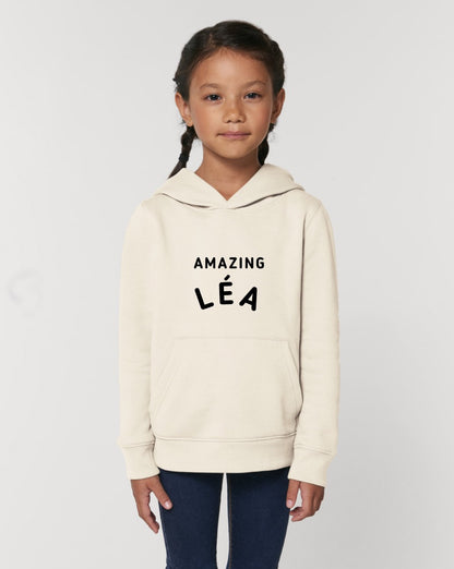 Sweat à capuche personnalisé naturel