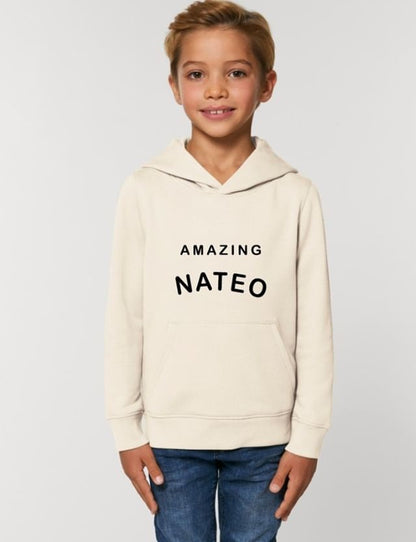 Sweat à capuche personnalisé naturel