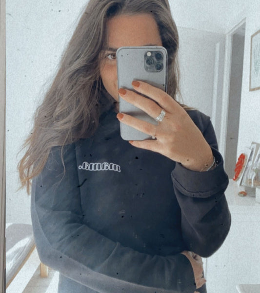 Robe sweat mama.