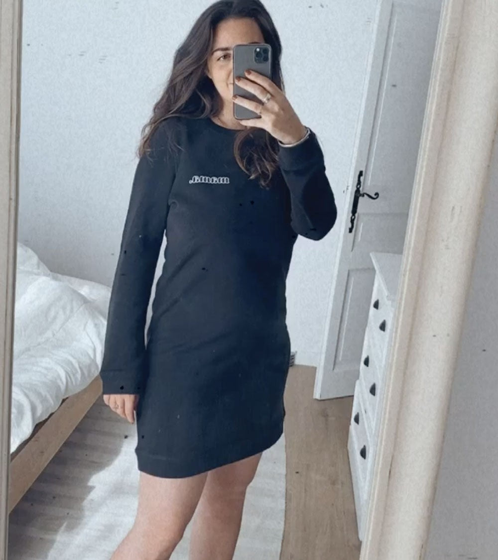 Robe sweat mama.