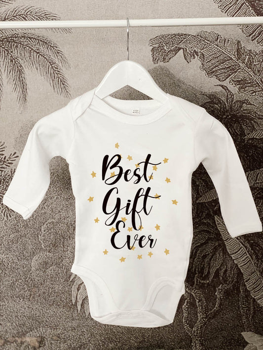 Body noel en coton biologique best gift ever