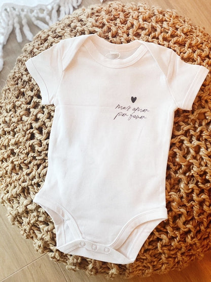 Body bébé Mas amor por favor - coton bio