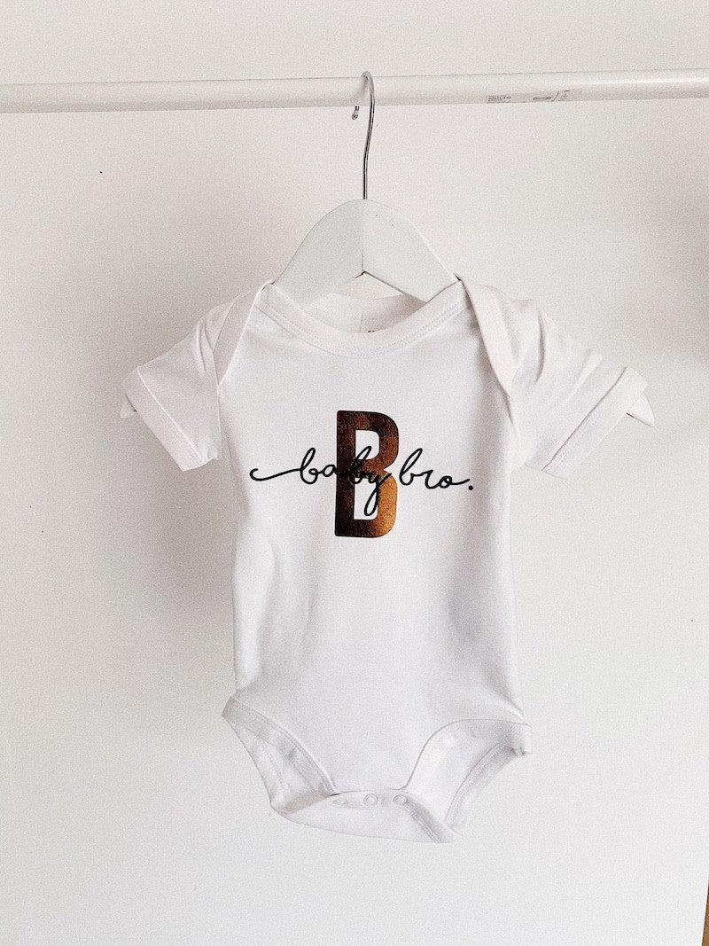 Body bébé signature personnalisé - coton biologique