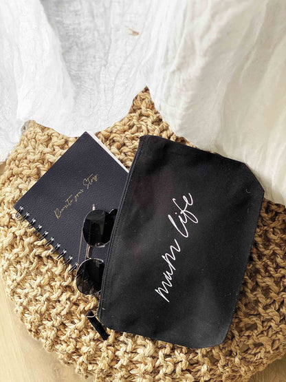 Pochette zippee Mum Life