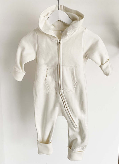 Combinaison beige personnalisable bébé