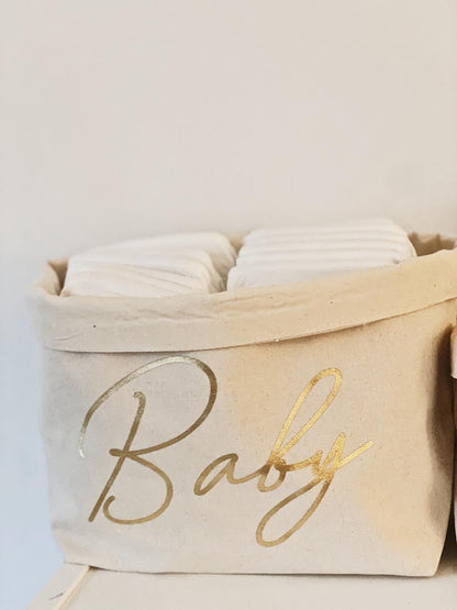 Rangements, paniers bébé personnalisés