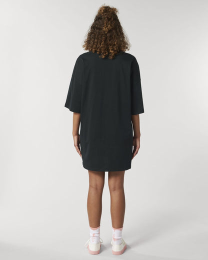 Robe T-shirt Noire Personnalisée "MAMA" – Confort & Style pour Toutes les Mamans