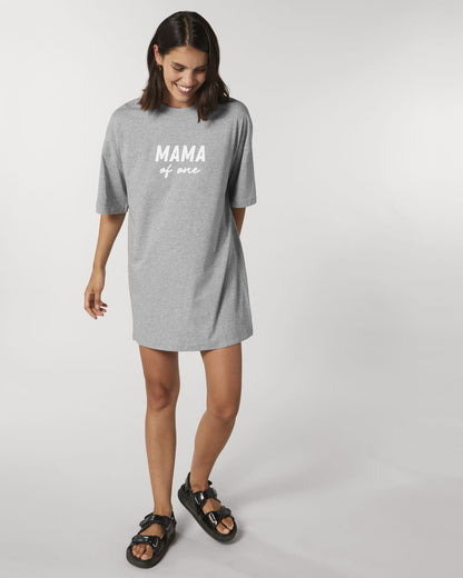Robe T-shirt Noire Personnalisée "MAMA" – Confort & Style pour Toutes les Mamans