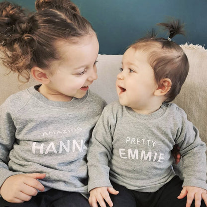 Sweat bébé personnalisable