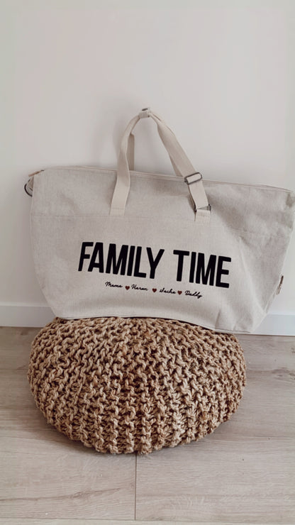 Grand sac de voyage personnalisable FAMILY TIME