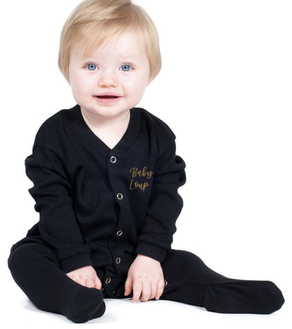 Pyjama Personnalisé Baby Noir – Confort et Style pour Bébé