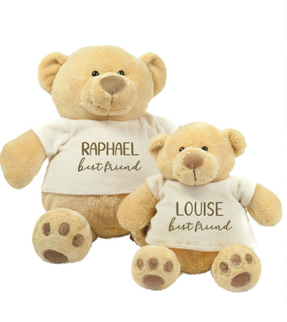 Ours en Peluche Personnalisé – Cadeau de naissance personnalisé Doux et Unique