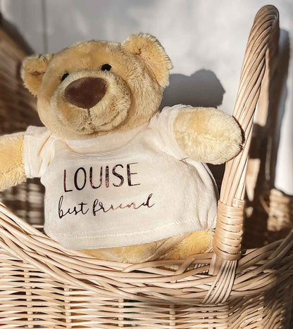 Ours en Peluche Personnalisé – Cadeau de naissance personnalisé Doux et Unique