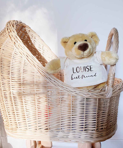 Ours en Peluche Personnalisé – Cadeau de naissance personnalisé Doux et Unique