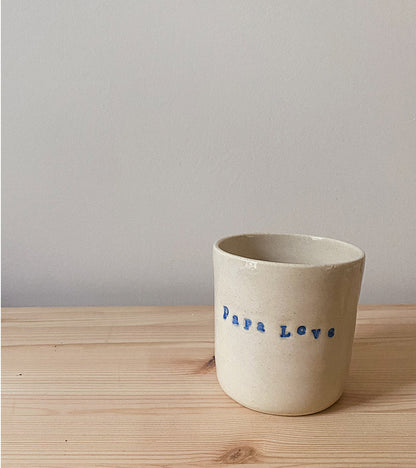 Grand mug, tasse Papa Love artisanal
