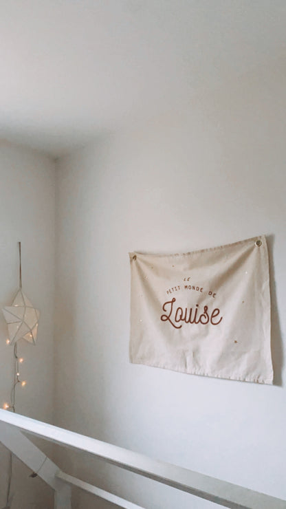 Bannière personnalisée chambre enfant