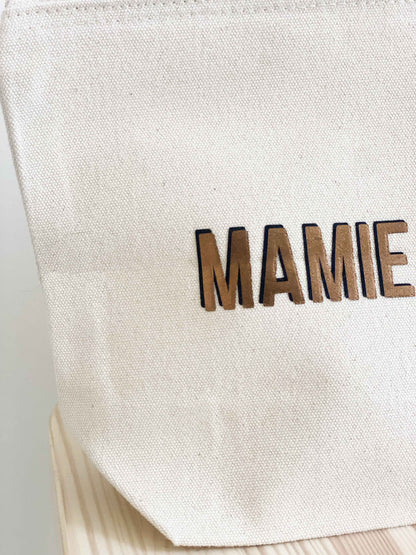 Pochette - Trousse Zippée Personnalisée "Mamie d'Amour" – Cadeau Pratique et Chaleureux