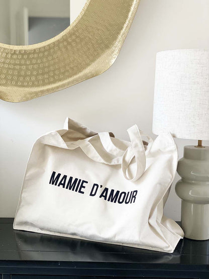 Sac Personnalisé "Mamie d'Amour" – Cadeau Chaleureux et Pratique pour Mamie