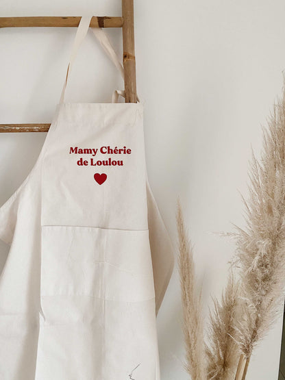 Tablier Personnalisé pour Mamie – Un Cadeau Pratique et Tendre pour Mamie