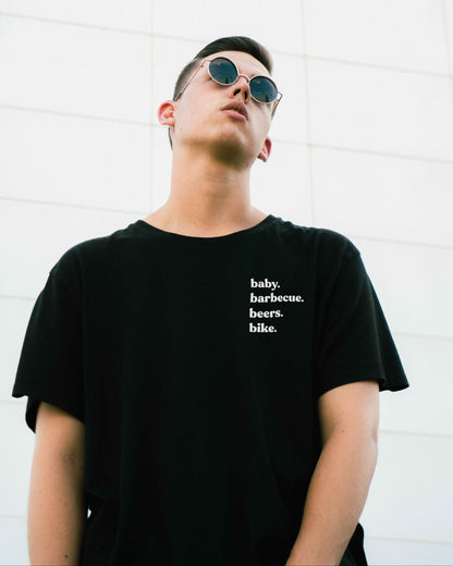 T-shirt Papa Personnalisé en Coton Biologique – Baby Barbecue