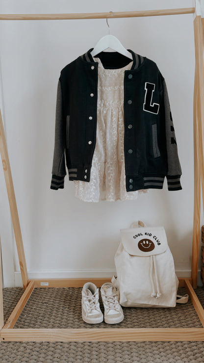 Veste Teddy Noire Enfant Personnalisée – Style et Confort