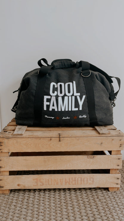 Grand Sac Personnalisé Familial de Maternité, à Langer ou de Voyage – Élégance et Praticité