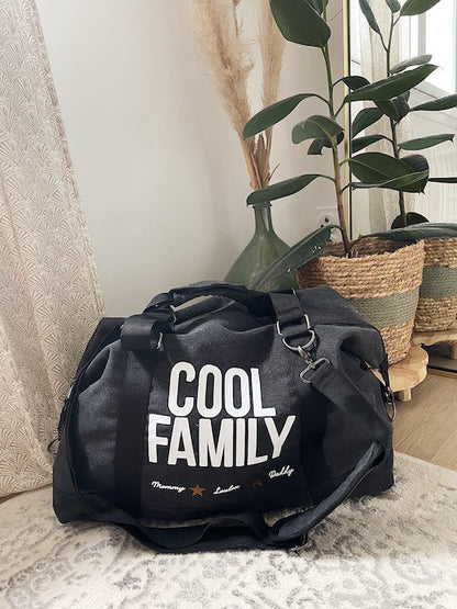 Grand Sac Personnalisé Familial de Maternité, à Langer ou de Voyage – Élégance et Praticité