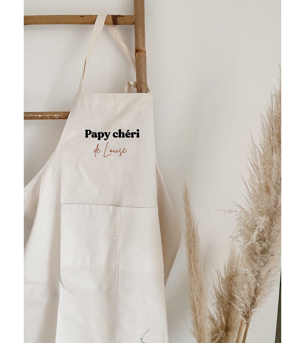 Tablier Personnalisé pour Papy – Un Cadeau Pratique et Amusant