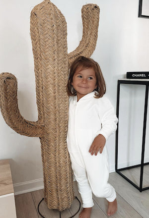 Combinaison beige personnalisable bébé