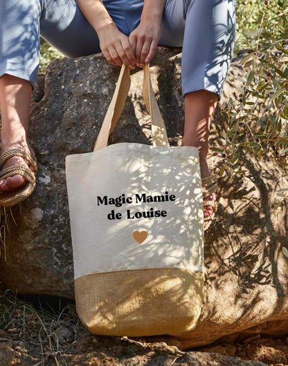 Cabas Personnalisé pour Mamie – Pratique & Plein d’Amour 💛